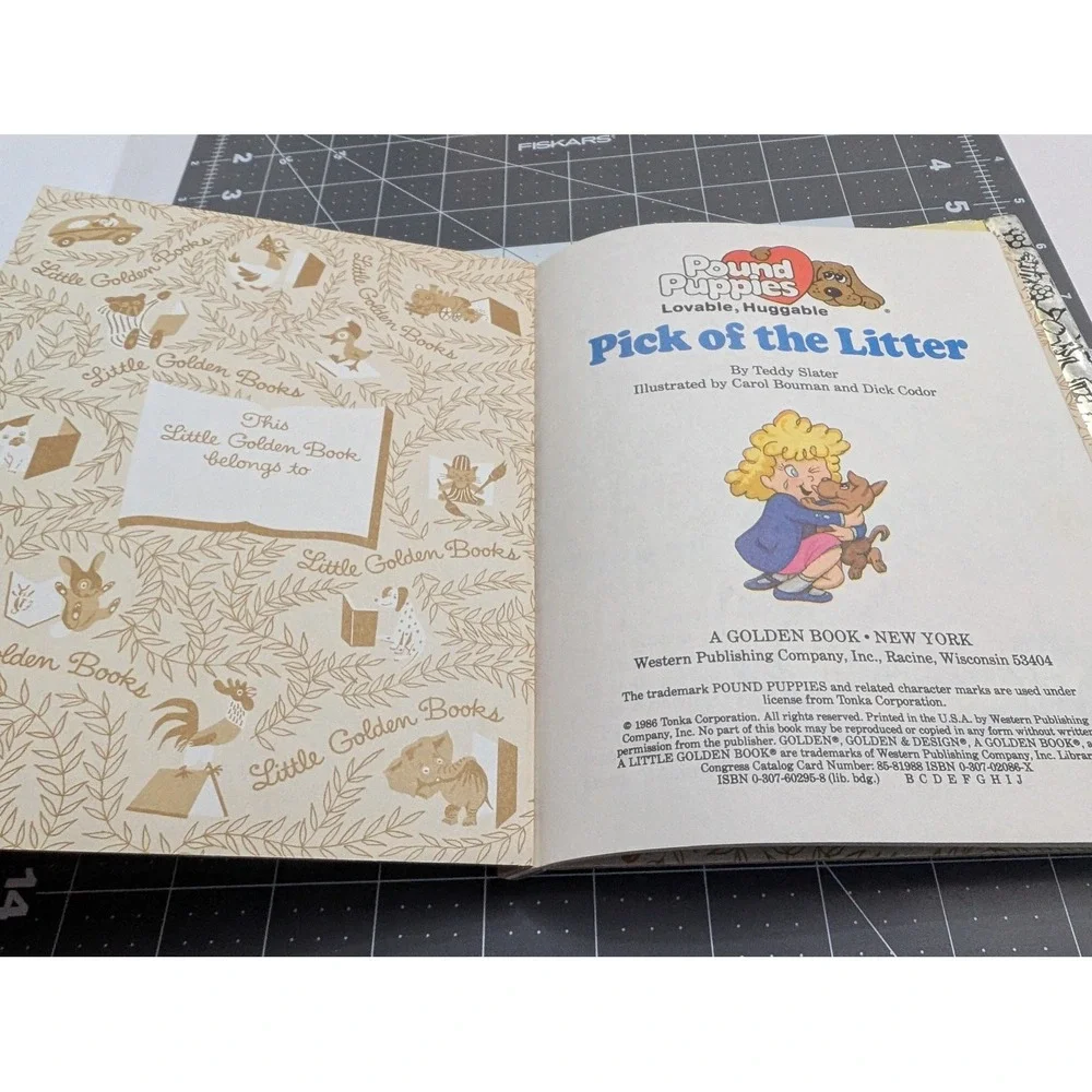 Golden Books Pound Puppies 1980s Pick‎ of the Litter & Problem Puppies lot 2